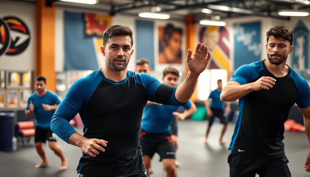Showcasing similar variations of BJJ rash guard sets during an energetic training session.