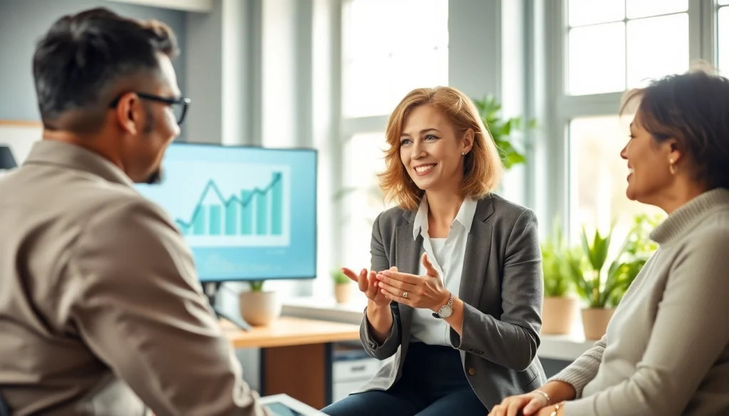 Engaging financial advisor Suffolk va guiding clients through financial planning strategies.