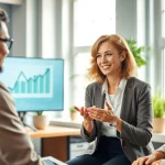 Engaging financial advisor Suffolk va guiding clients through financial planning strategies.