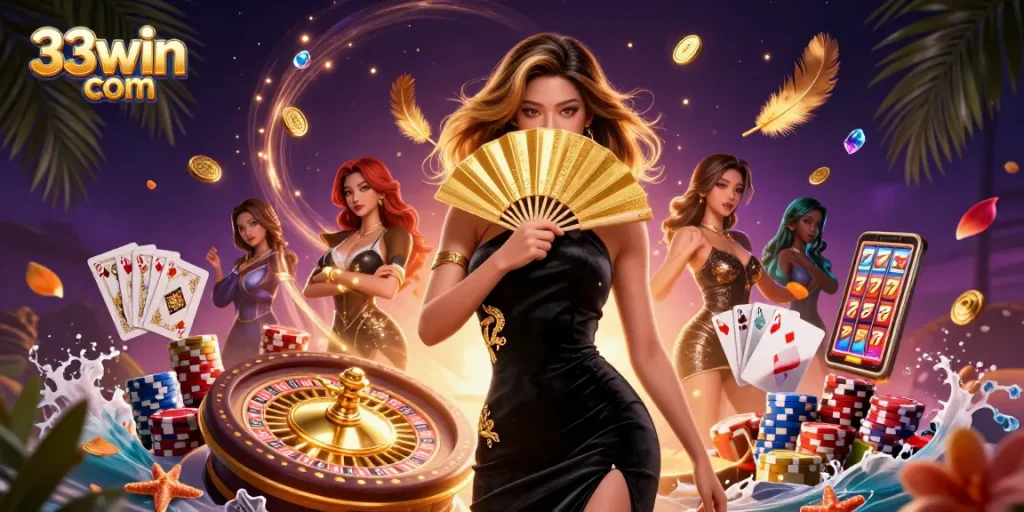 Experience thrilling gameplay at 33win com with stunning casino visuals and vibrant game elements.