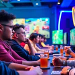 Engaged players showcasing their strategies in daman games with colorful graphics.