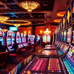 Experience thrilling moments at a casino online with vibrant gaming machines and tables.