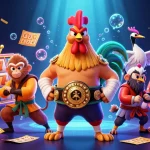 Spin vibrant slots with golden tickets and colorful characters in action.