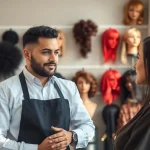Enhance your look at Ace of Fades 212 with expert hair replacement services in a modern salon.