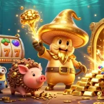 Experience winnings at mekar11 daftar with vibrant casino elements and magical treasures