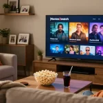 Watch Movies2watch with family comfortably on a couch while enjoying popcorn and drinks.
