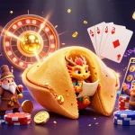 Win big with BTV168 in a vibrant 3D casino scene filled with dragons and fortunes.